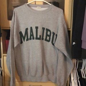 Brandy Melville/ John Galt Malibu oversized crewneck/sweatshirt